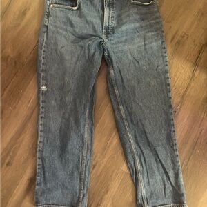 Classic Denim Straight-Leg Jeans